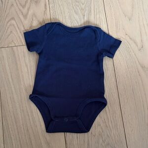 H&M navy onesie - size 3 months